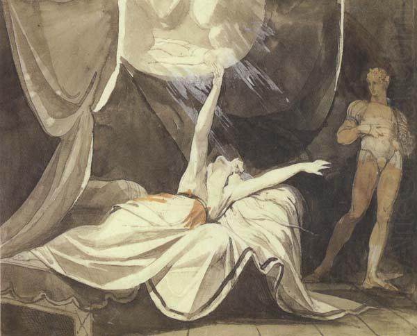 Henry Fuseli Kriemhilde Sees the Dead Sikegfried in a Dream (mk45) china oil painting image